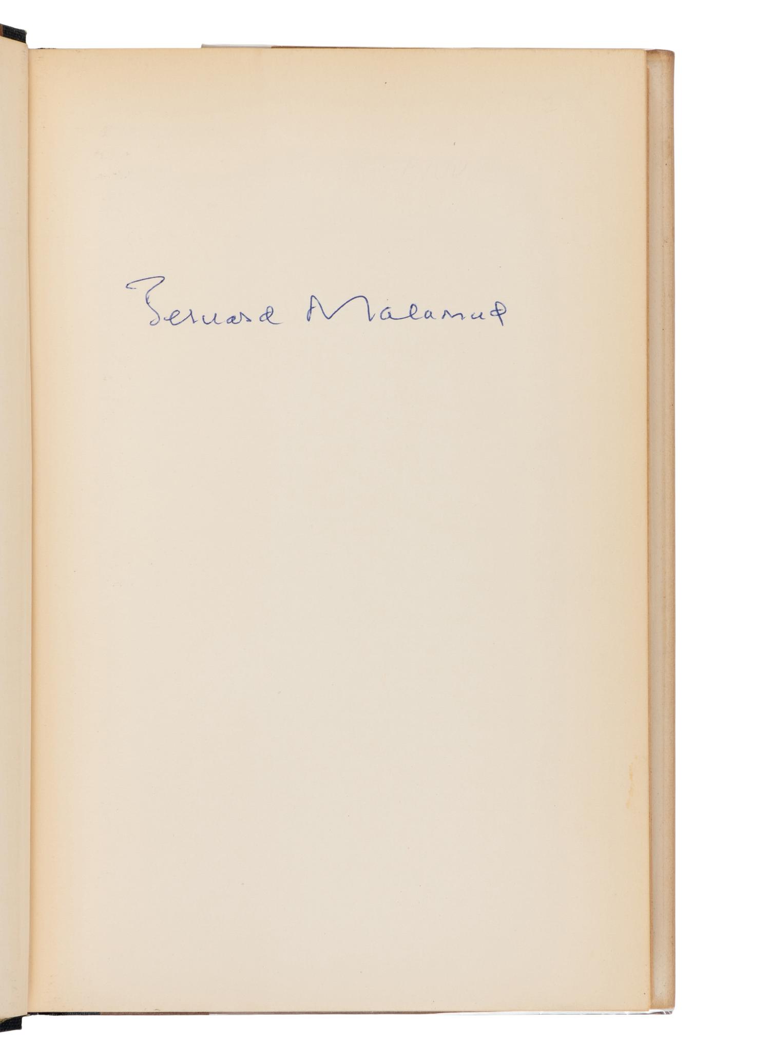 MALAMUD, Bernard (1914-1986). The Assistant . New York: Farrar, Strauss, & Cudahy, 1957.