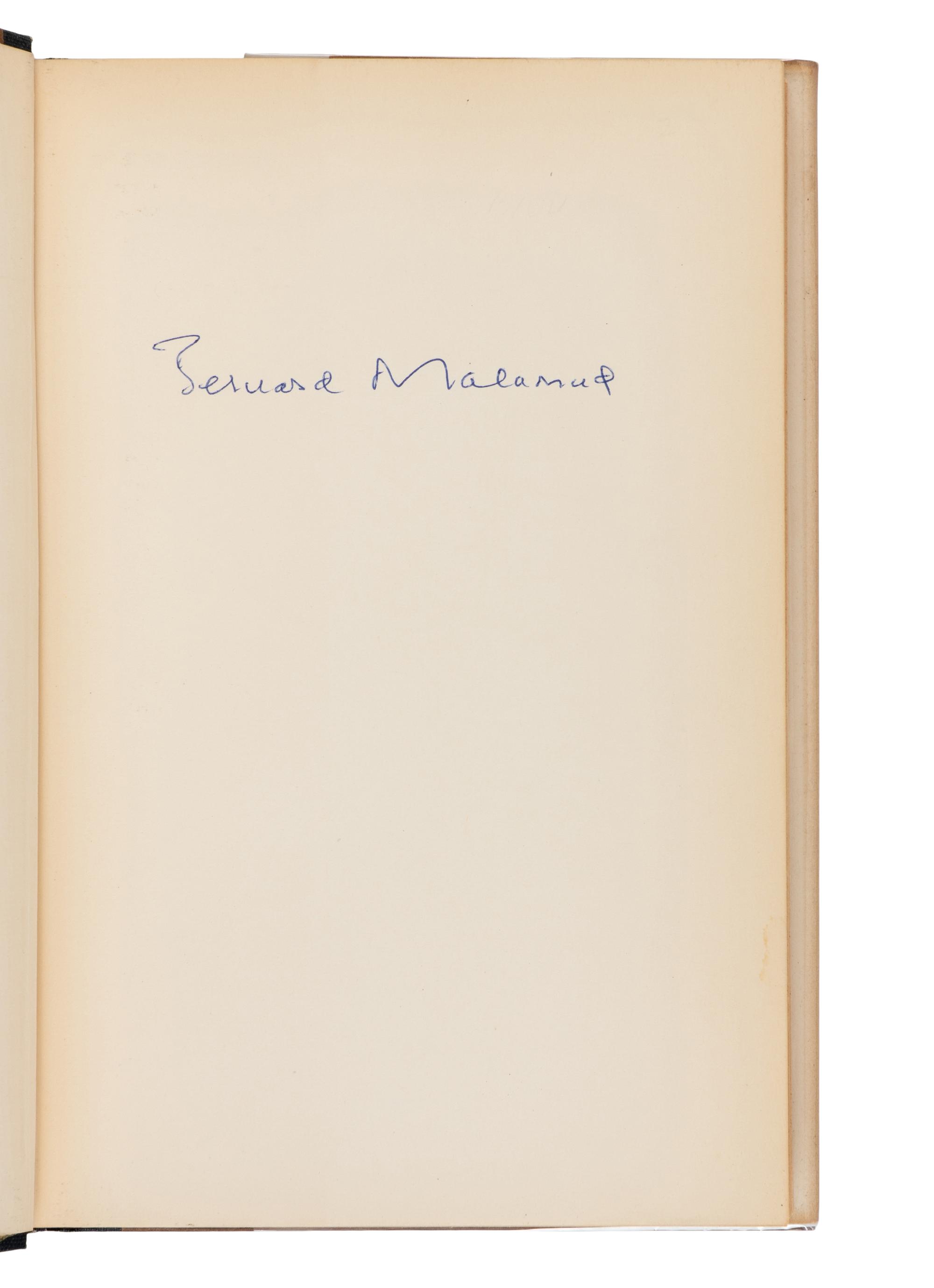 MALAMUD, Bernard (1914-1986). The Assistant . New York: Farrar, Strauss, & Cudahy, 1957.