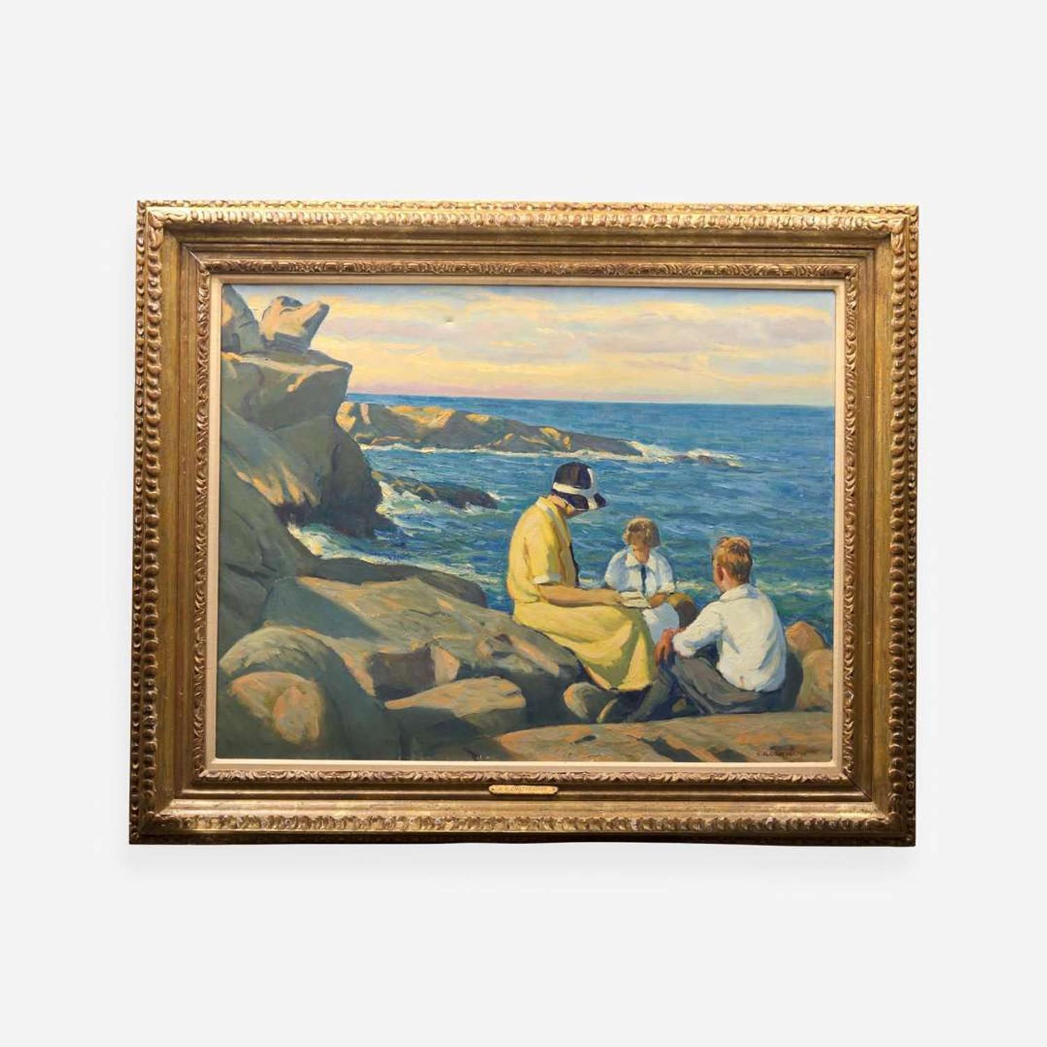 Clarence K. Chatterton (American, 1880–1973) Afternoon on the Rocks