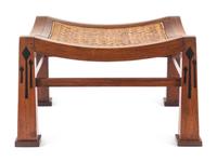 An Anglo-Colonial Style Hardwood Stool