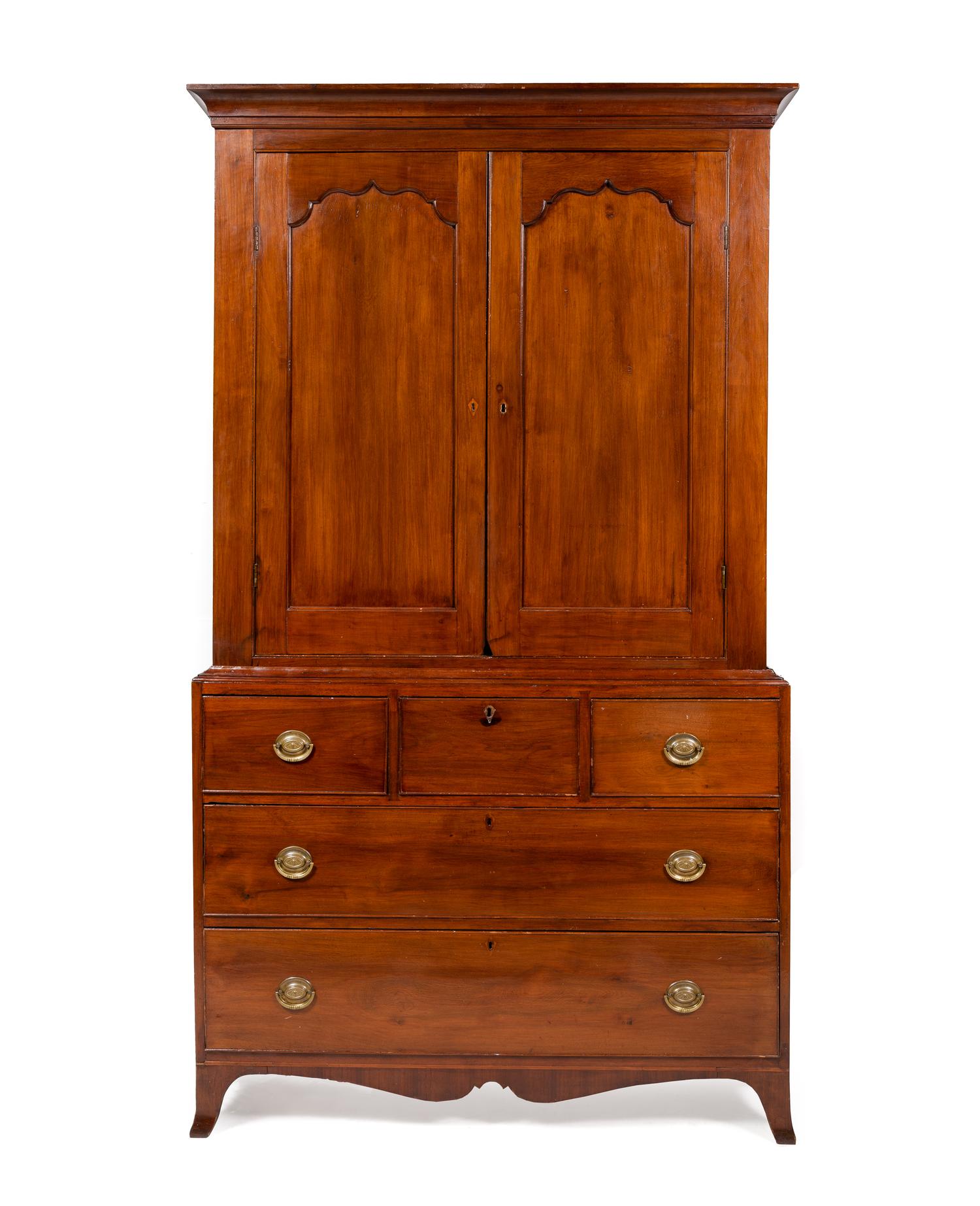 A Federal Cherry Linen Press