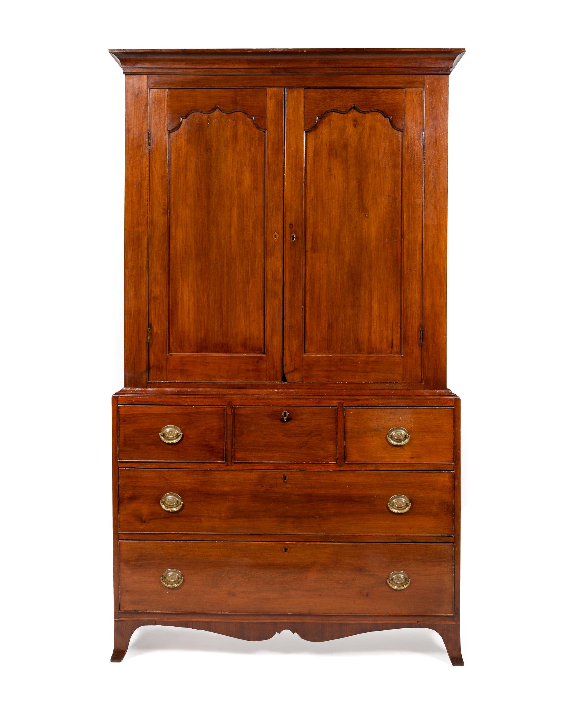 A Federal Cherry Linen Press