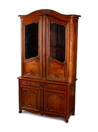 A Louis XV Provincial Walnut Buffet a Deux Corps — SECOND HALF 18TH CENTURY