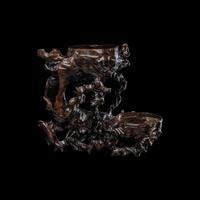 Four Chinese Hardwood Scholar's Objects