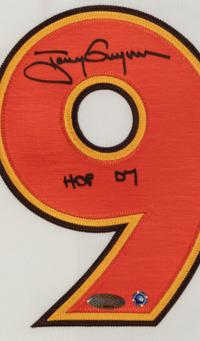 A Tony Gwynn San Diego Padres Signed Autograph Jersey Display (MLB Authenticated),