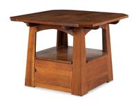 An Arts and Crafts Oak Cabinet Table