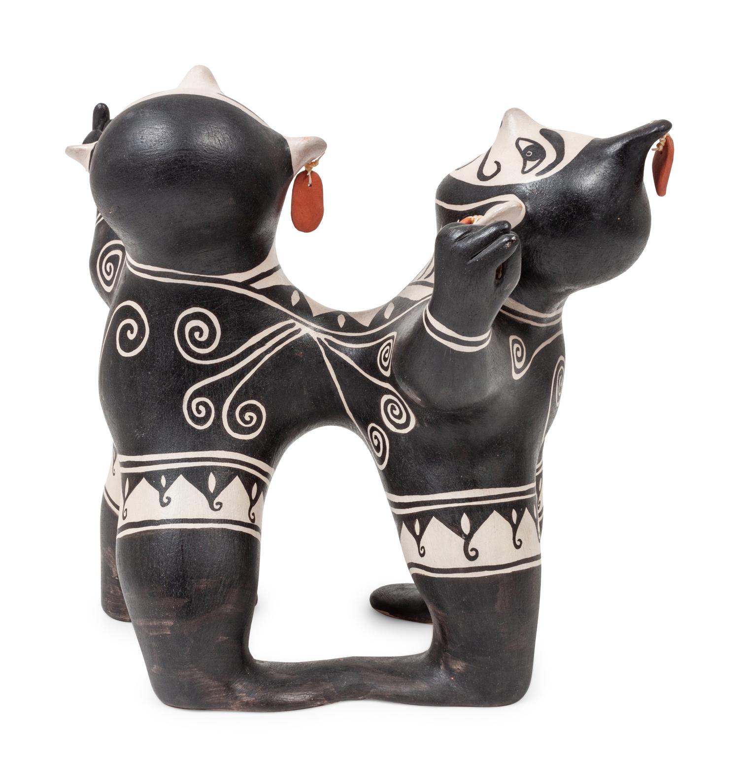 Conjoined Pottery Figures
