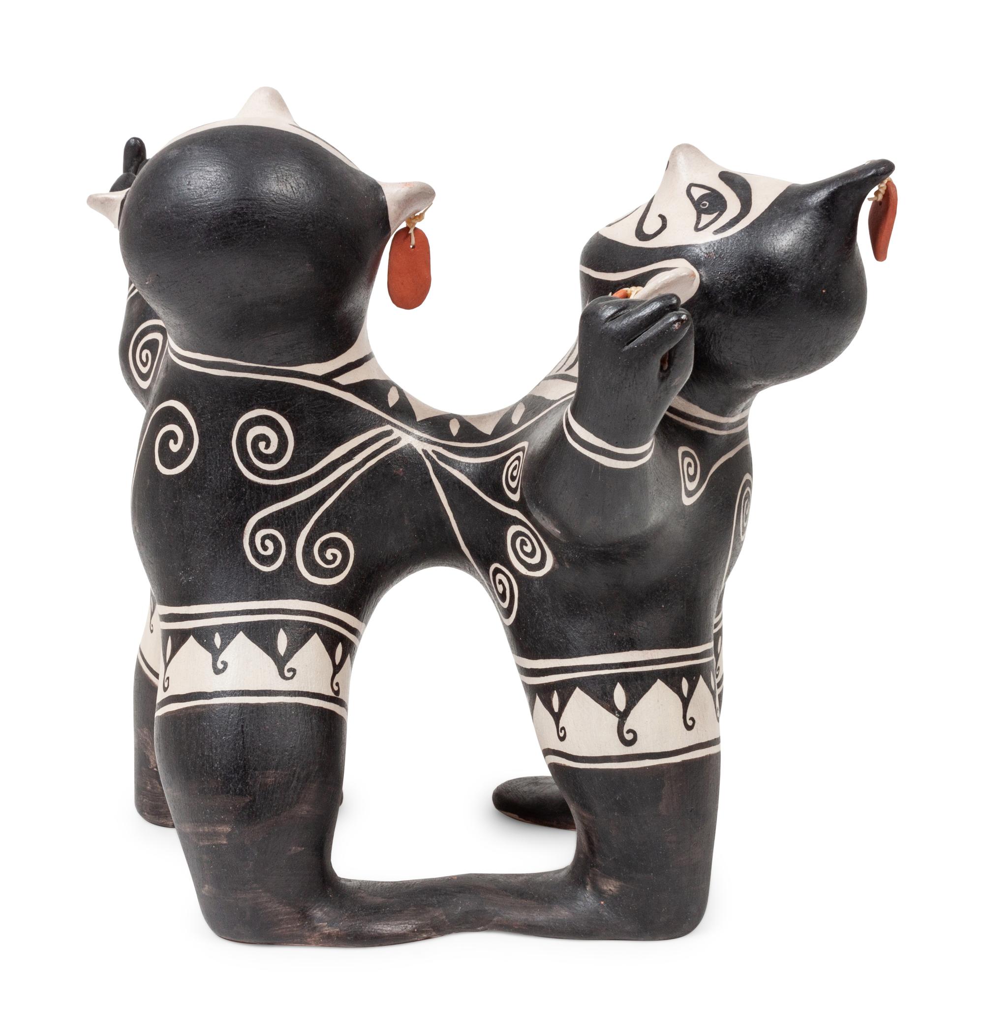 Conjoined Pottery Figures