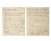 [Americana] [Garfield, James] Guiteau, Charles. Autograph Letter, signed