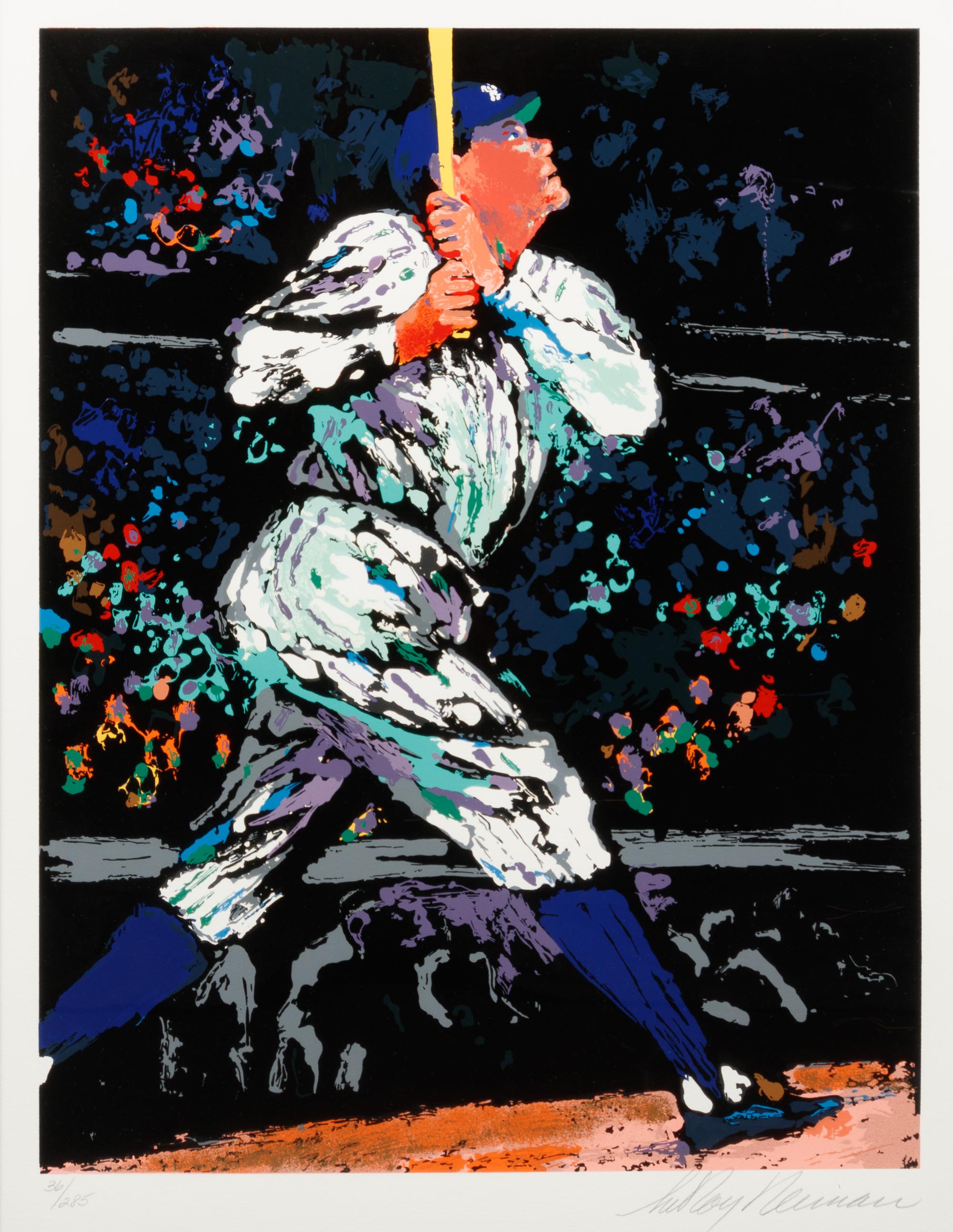 A 1995 Babe Ruth LeRoy Neiman Signed Serigraph,