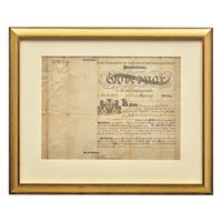 [Americana] [Declaration of Independence] McKean, Thomas. Group of 2 partially-printed documents, signed