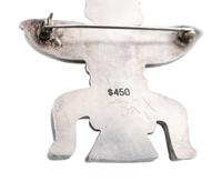 Zuni Silver Knifewing Pin / Brooch