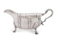 An Irish George III Silver Sauce Boat