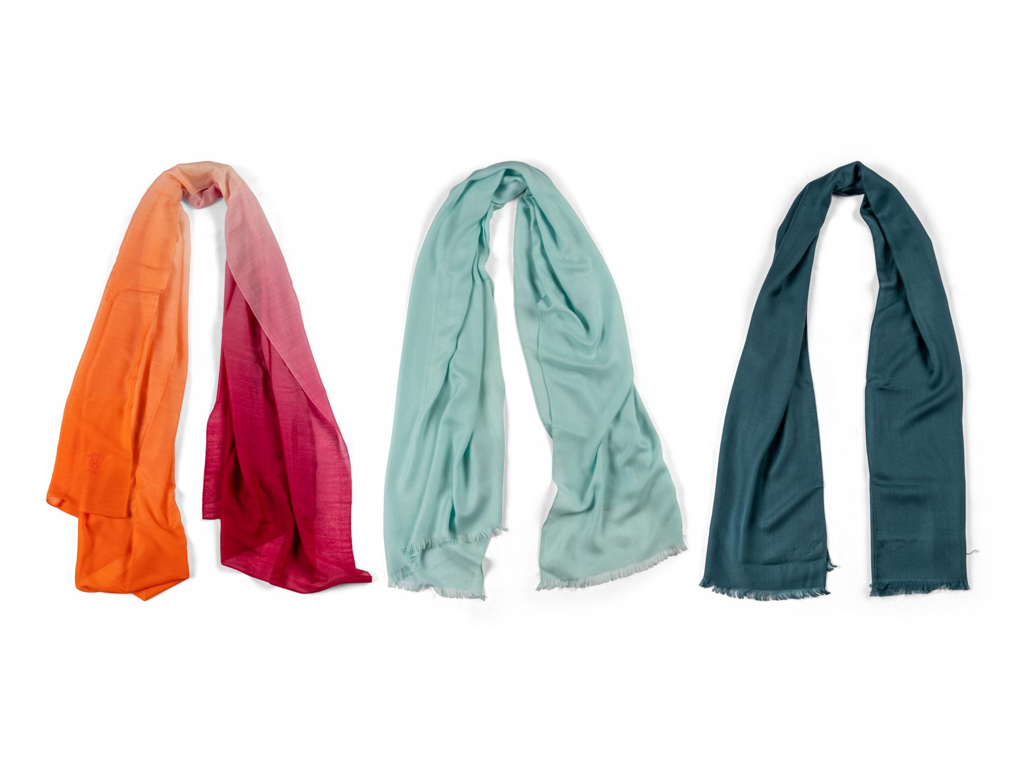 Loro Piana and Hermès Shawls, NWT