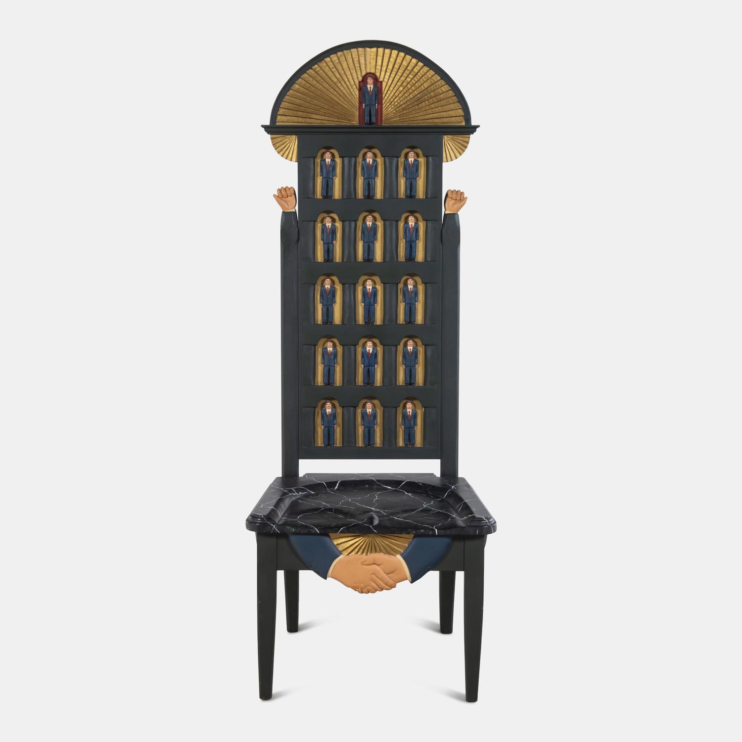 Highback Chair, c. 1990 from the Corporate Structure Series