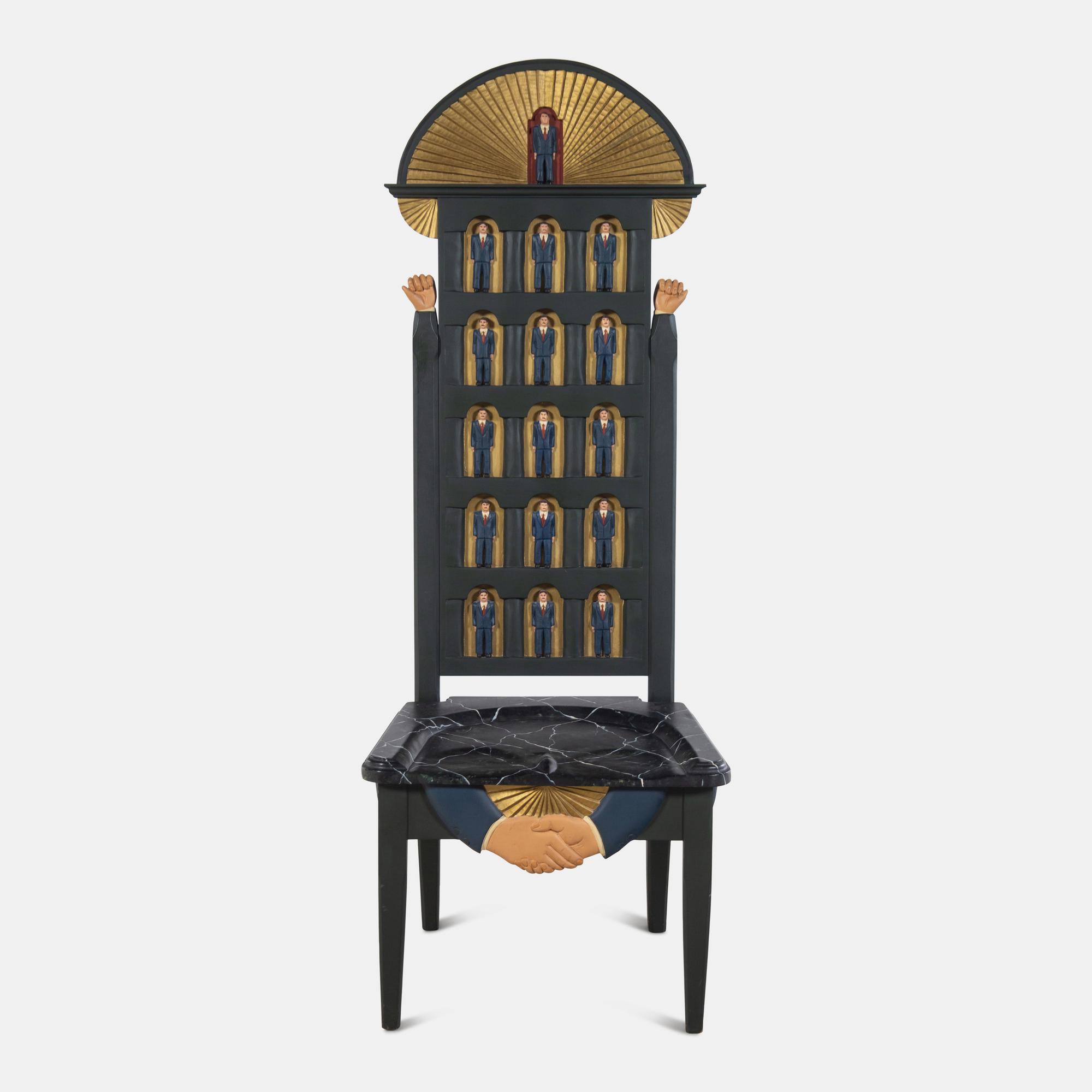 Highback Chair, c. 1990 from the Corporate Structure Series