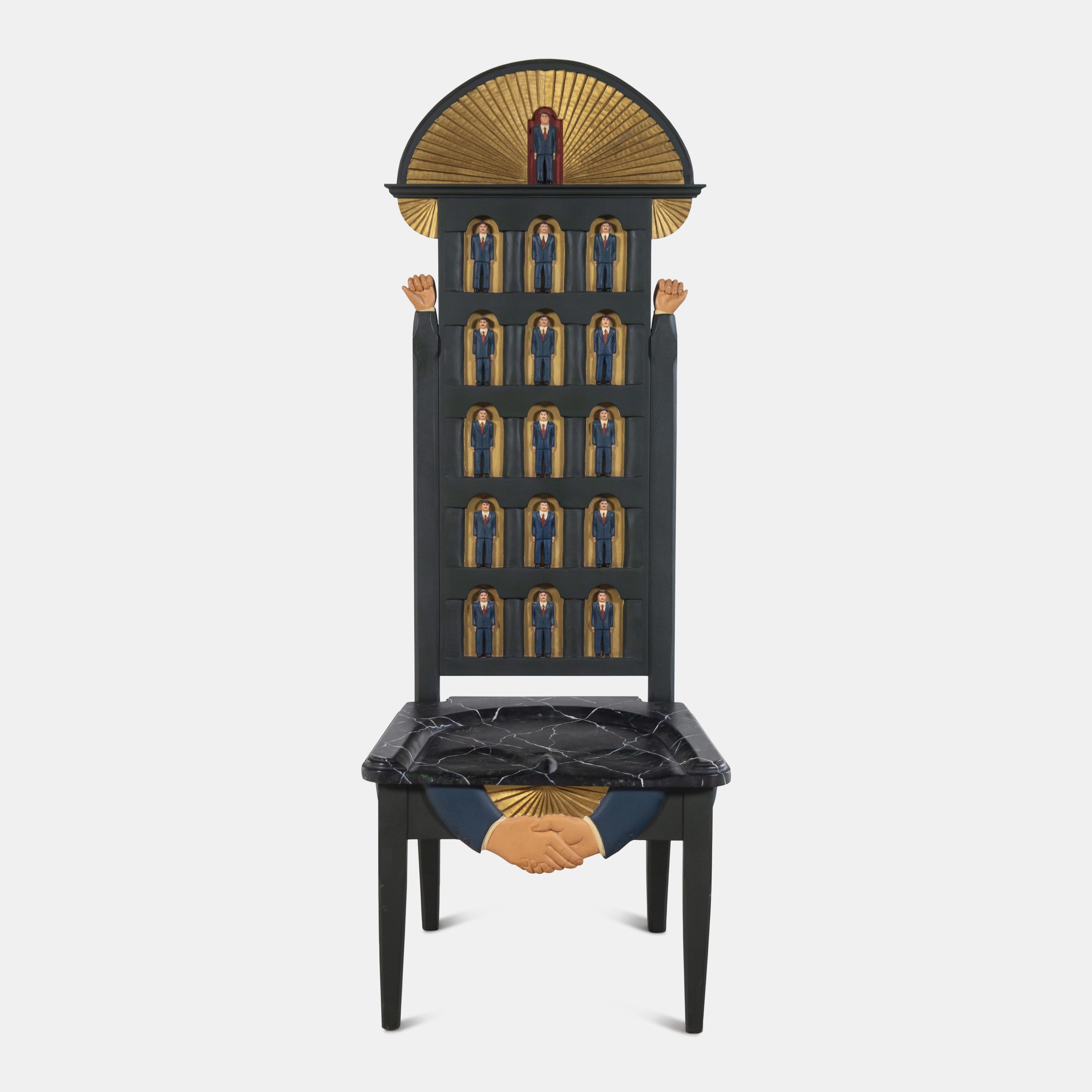 Highback Chair, c. 1990 from the Corporate Structure Series