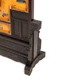 A Chinese Hardstone Inlaid Table Screen
