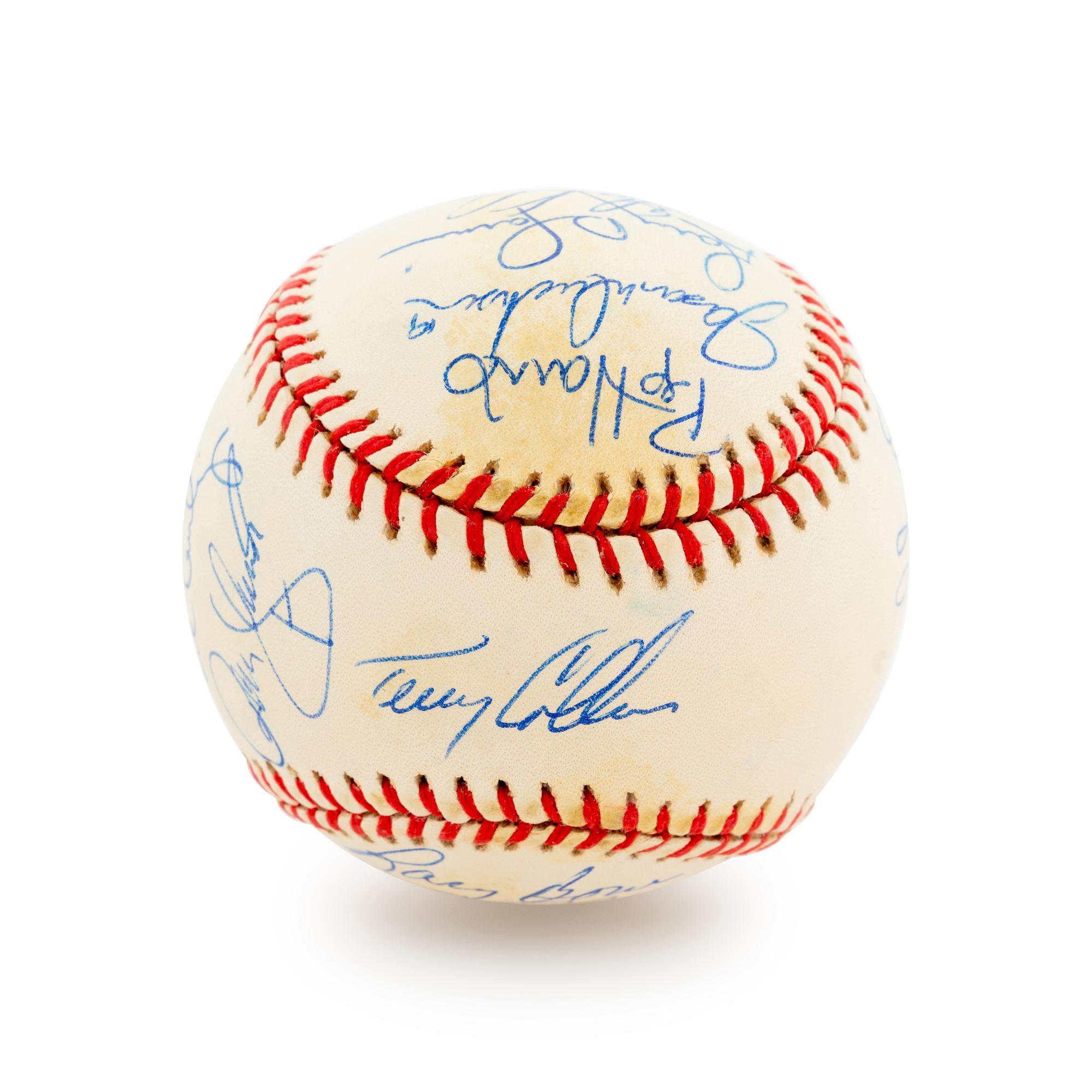 A Group of 19 Los Angeles Angels Signed Baseballs,