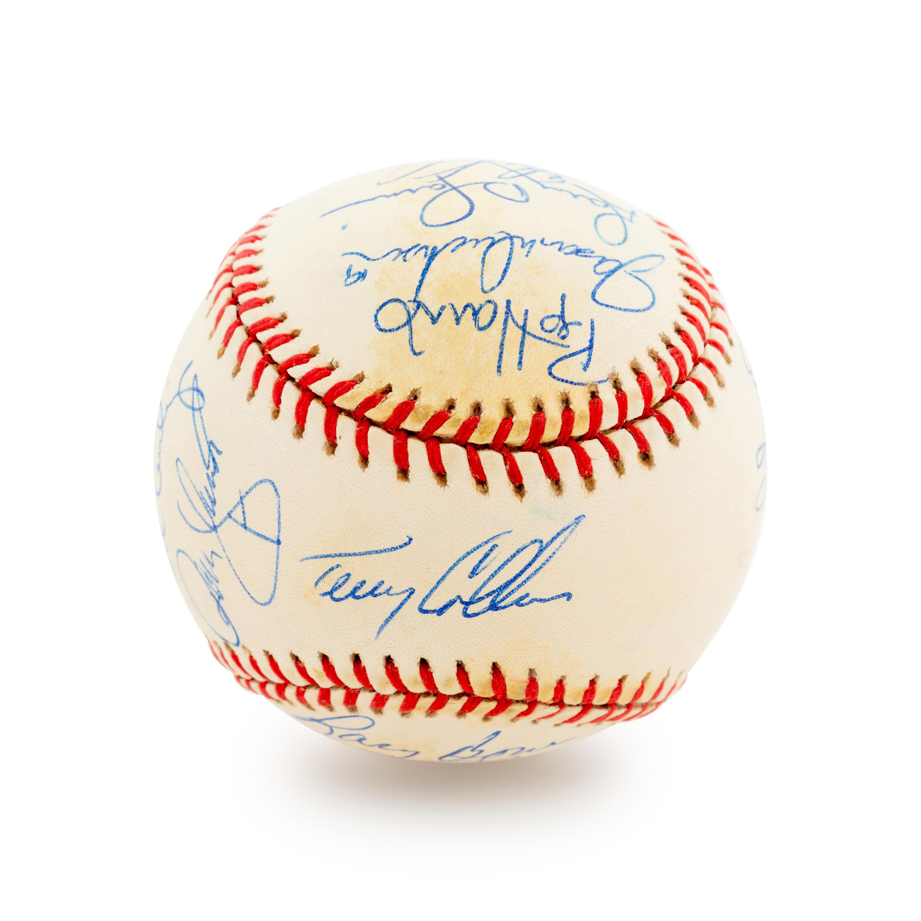 A Group of 19 Los Angeles Angels Signed Baseballs,