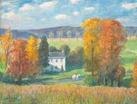 Francis Speight (American, 1896-1989) - Horseback Riding in Bucks County
