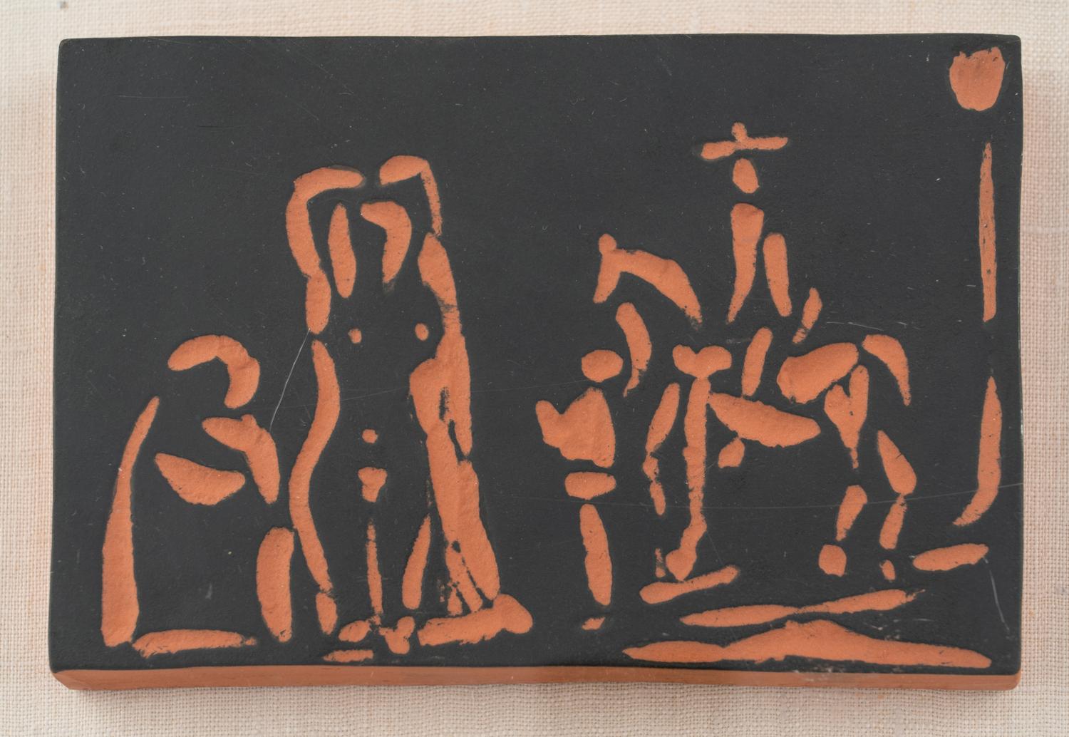 Personnages et cavalier (A.R. 540)