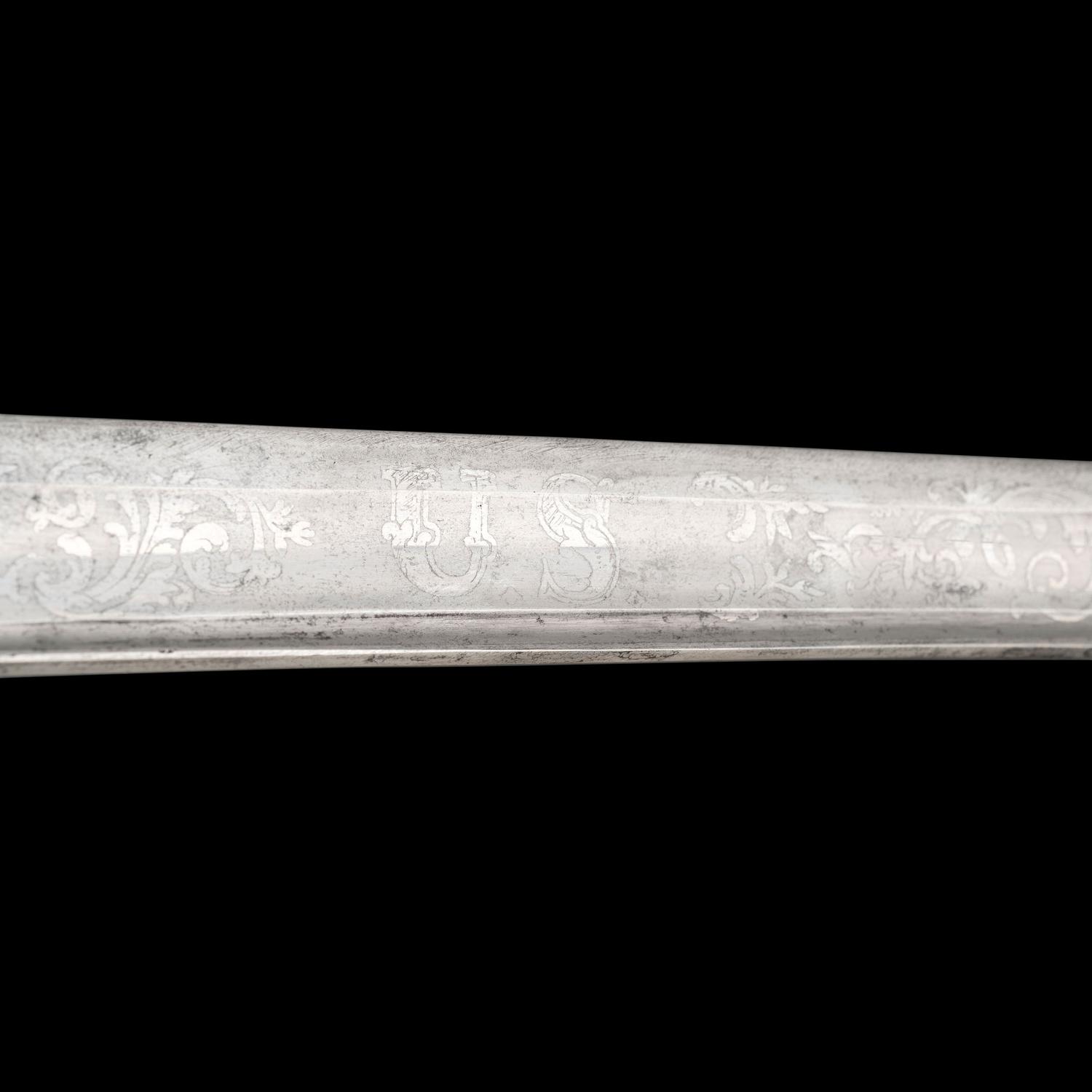 Cased Schuyler, Hartley & Graham Retailed Walscheid 1850 Foot Officer's Sword Inscribed to Major William Walker 27th Mass. Infantry - KIA at Cold Harbor with Sash, Belt, Bag and CDV