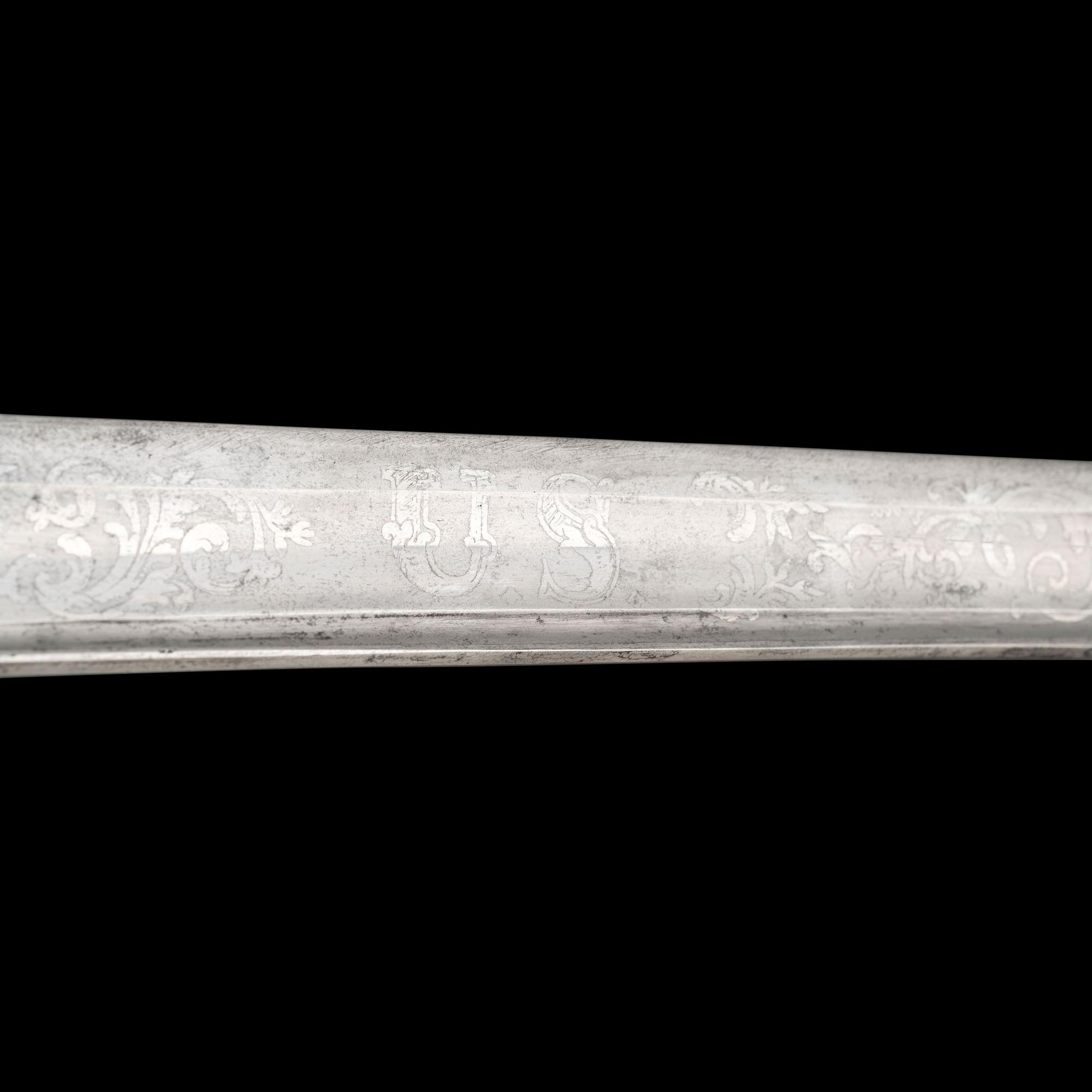 Cased Schuyler, Hartley & Graham Retailed Walscheid 1850 Foot Officer's Sword Inscribed to Major William Walker 27th Mass. Infantry - KIA at Cold Harbor with Sash, Belt, Bag and CDV