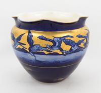 A Continental Porcelain Jardiniere Height 9 inches. — 19TH CENTURY