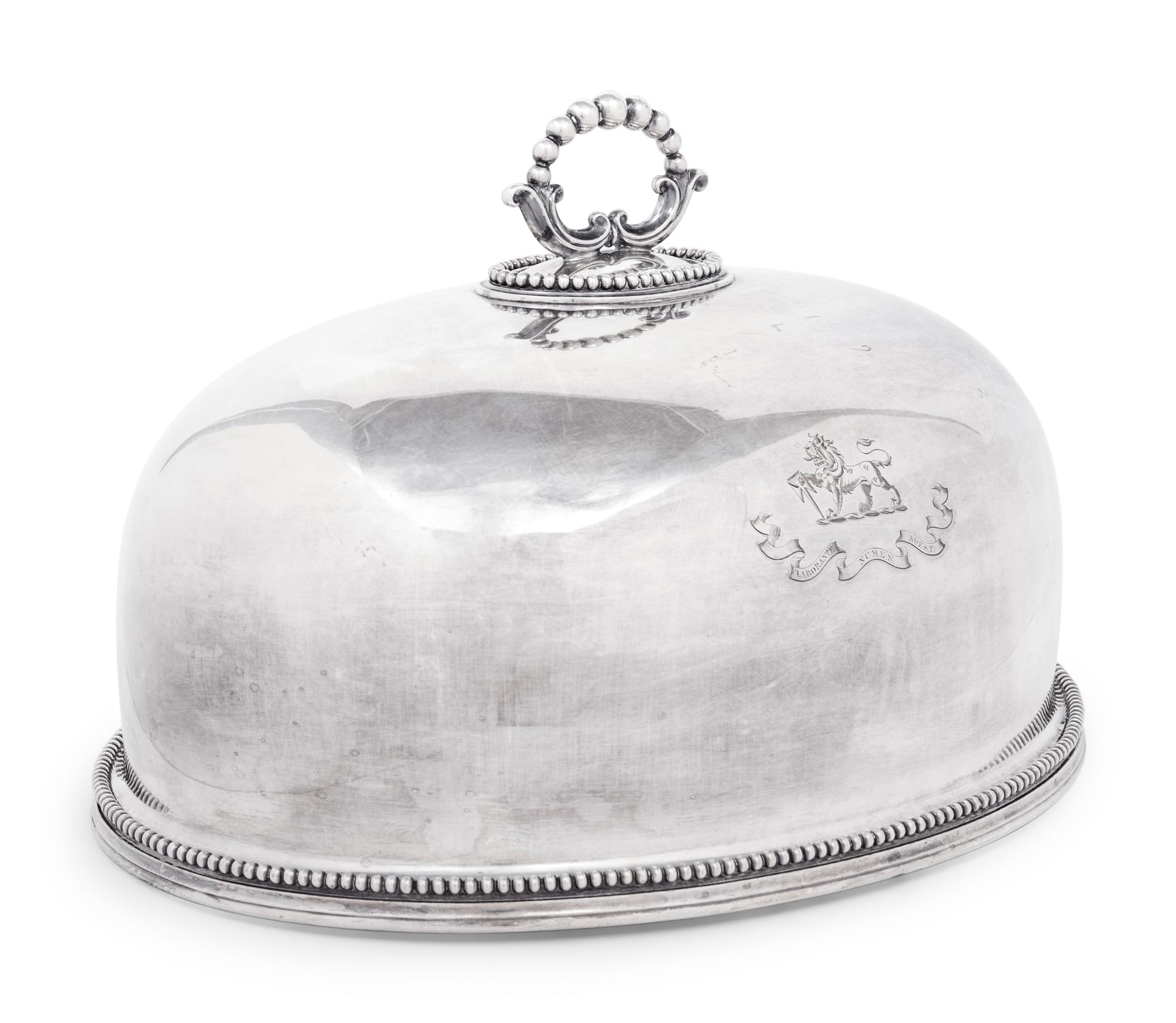 An English Silver-Plate Cloche