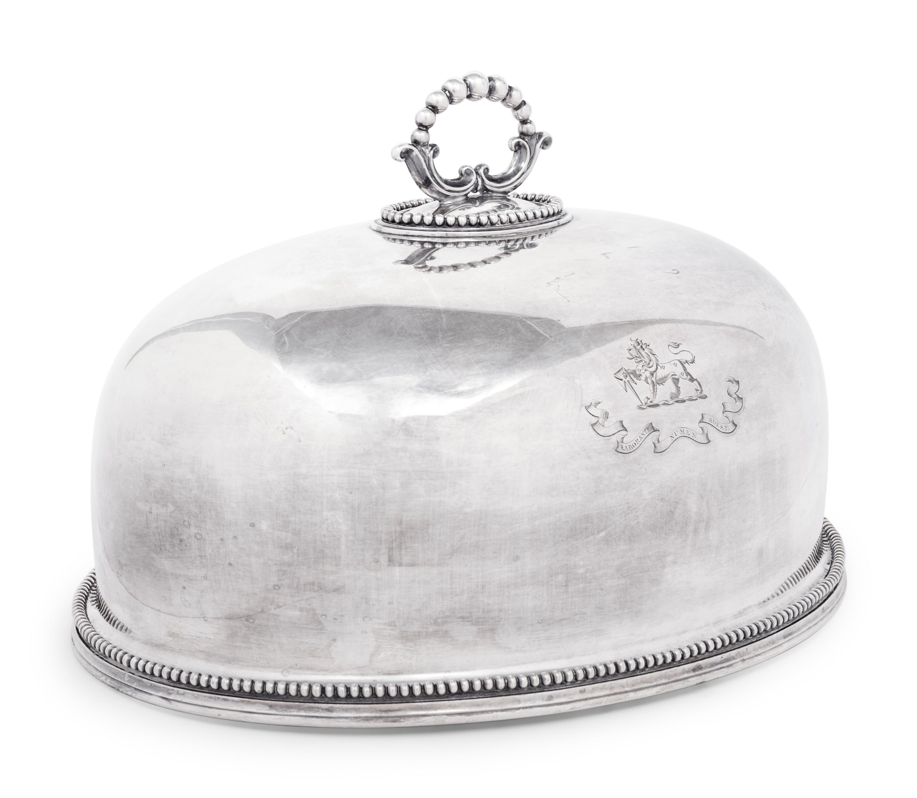 An English Silver-Plate Cloche