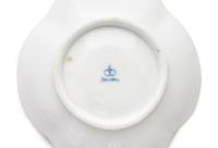 A German Porcelain Covered Cup and Saucer