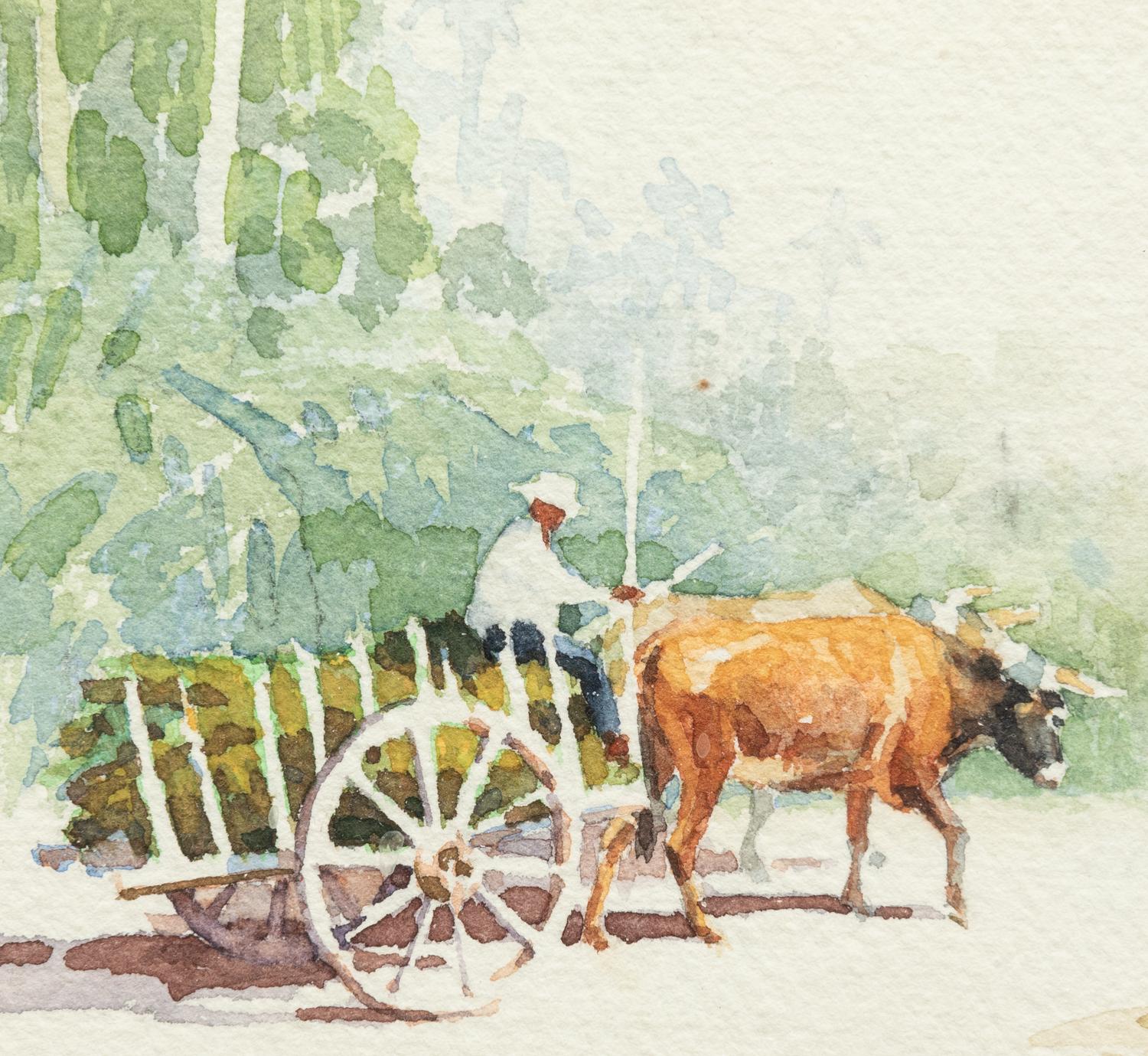 Farmer with Cart
