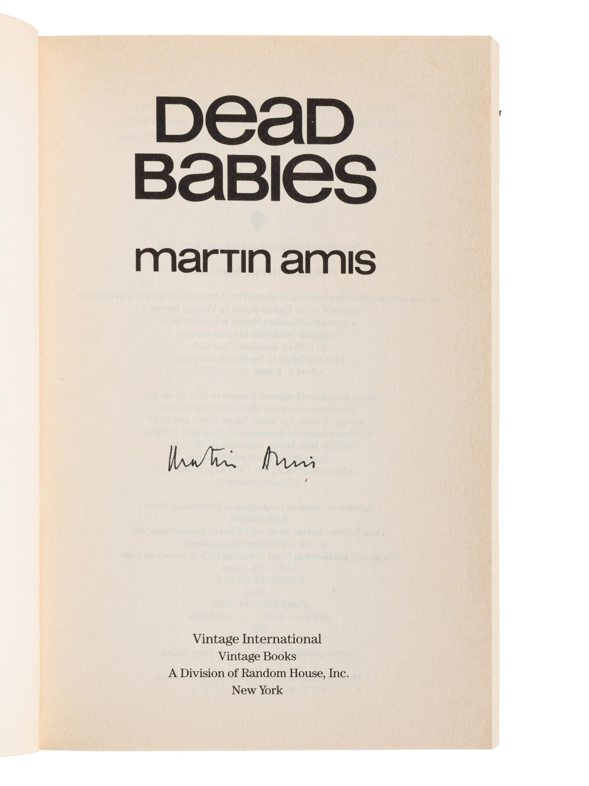 AMIS, Martin (1949-2023). A group of 11 works by Amis, MANY SIGNED, comprising: