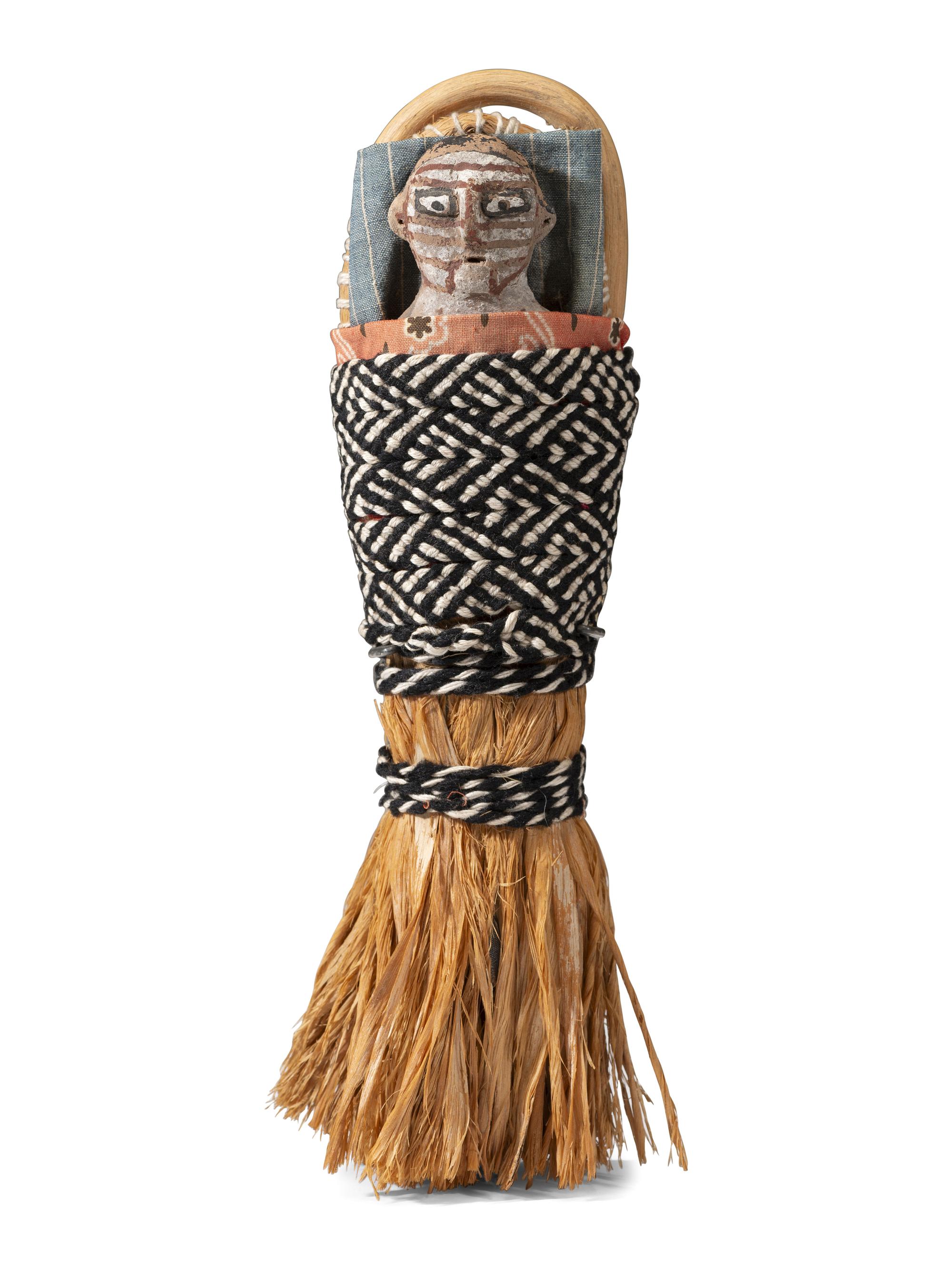 Mojave Pottery Doll and Cradle