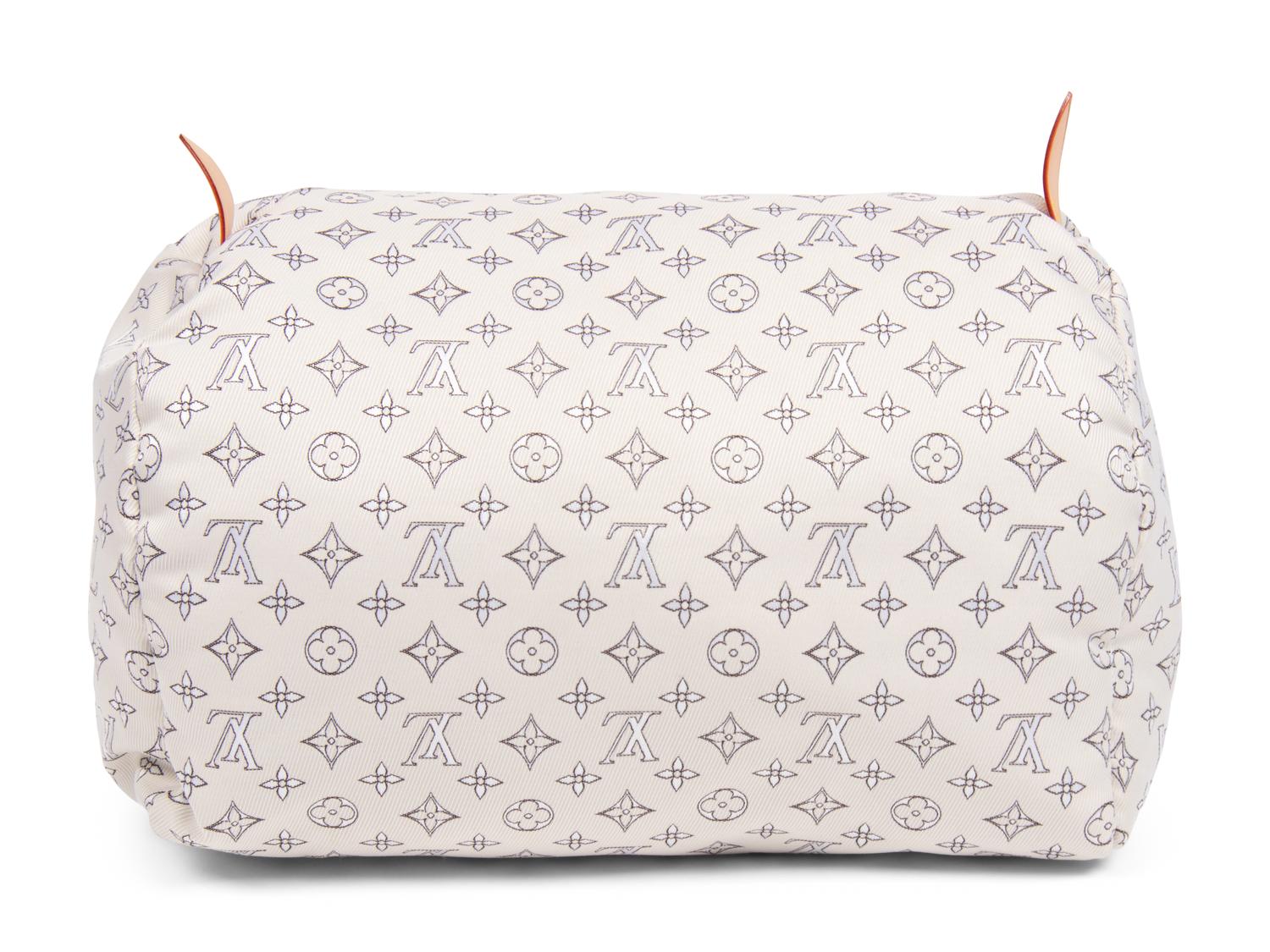 Louis Vuitton Rose Calf Leather Cinema Bag with Canvas Cushion, 2010