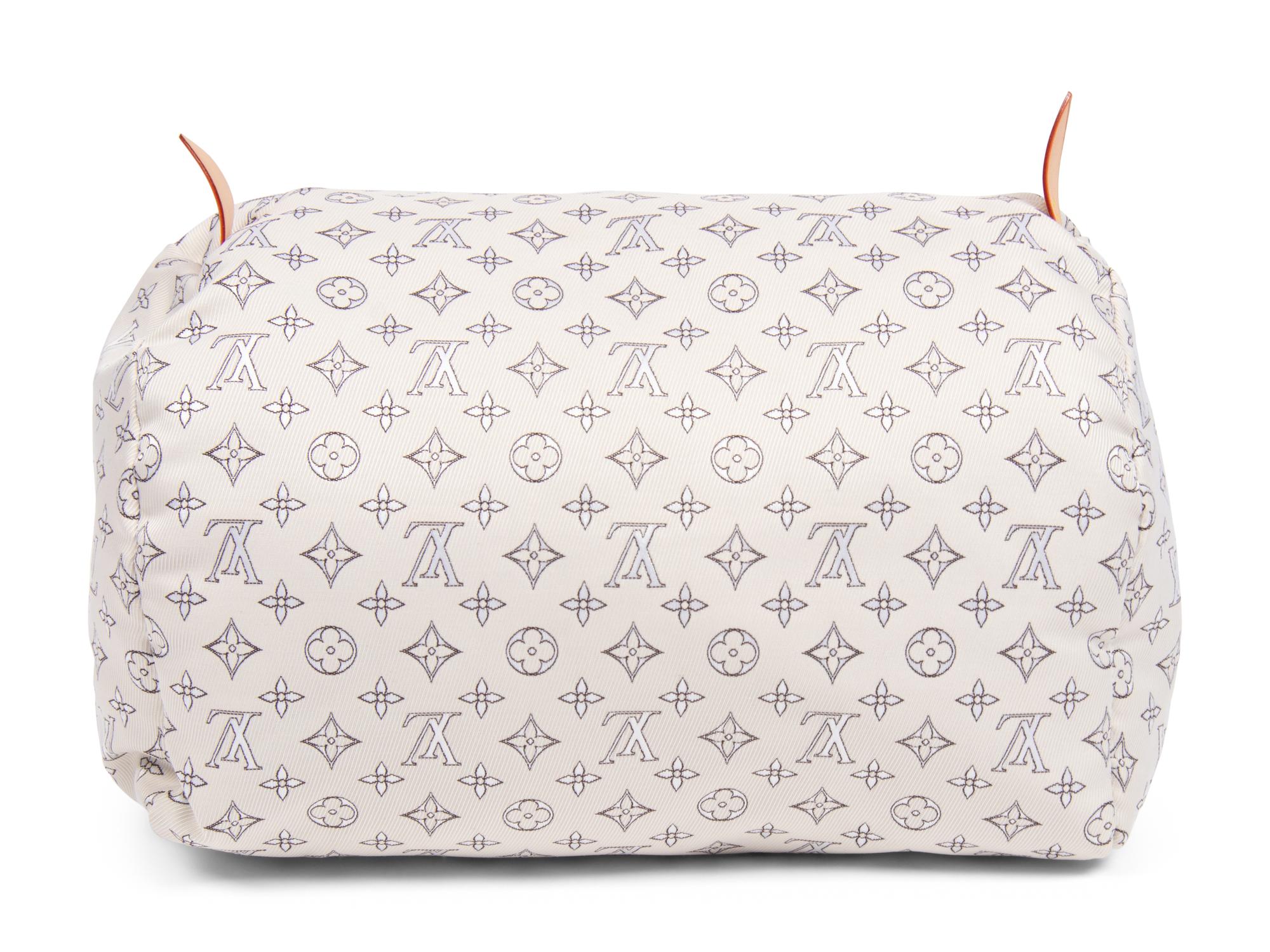 Louis Vuitton Rose Calf Leather Cinema Bag with Canvas Cushion, 2010
