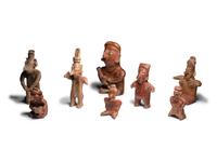 Eight Jalisco Terracotta Figures