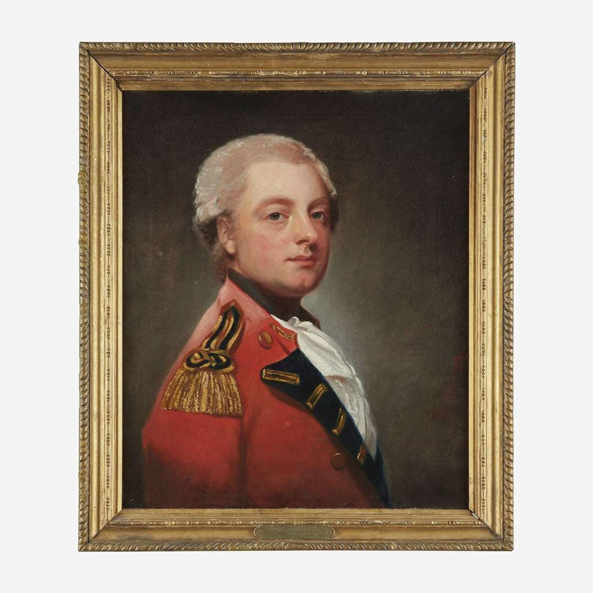 George Romney (British, 1734–1802) Portrait of Sir Michael le Fleming, 4th Baronet, Bust-Length