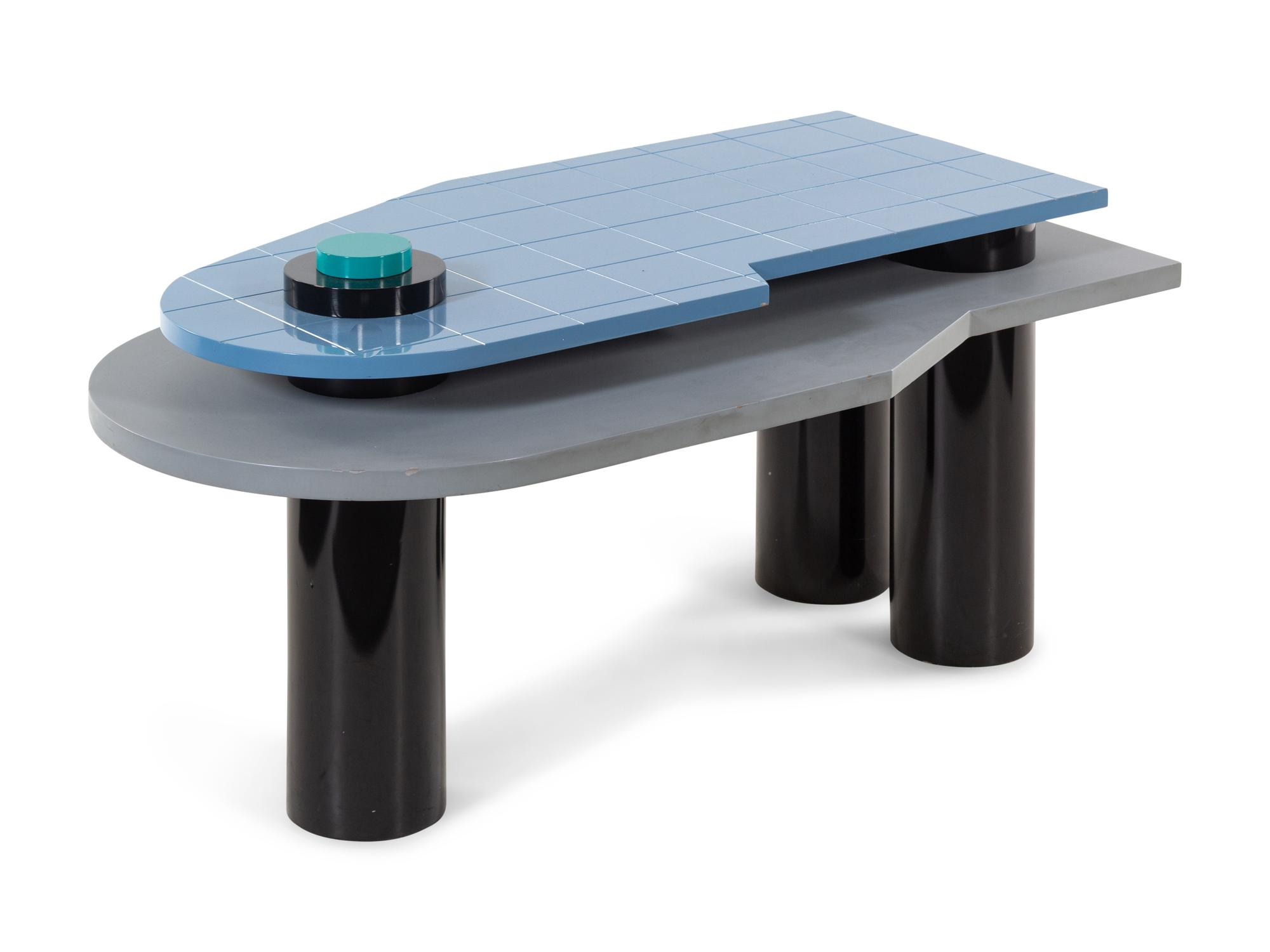 Postmodern Coffee Table, c. 1984 Godley-Schwan Design, USA