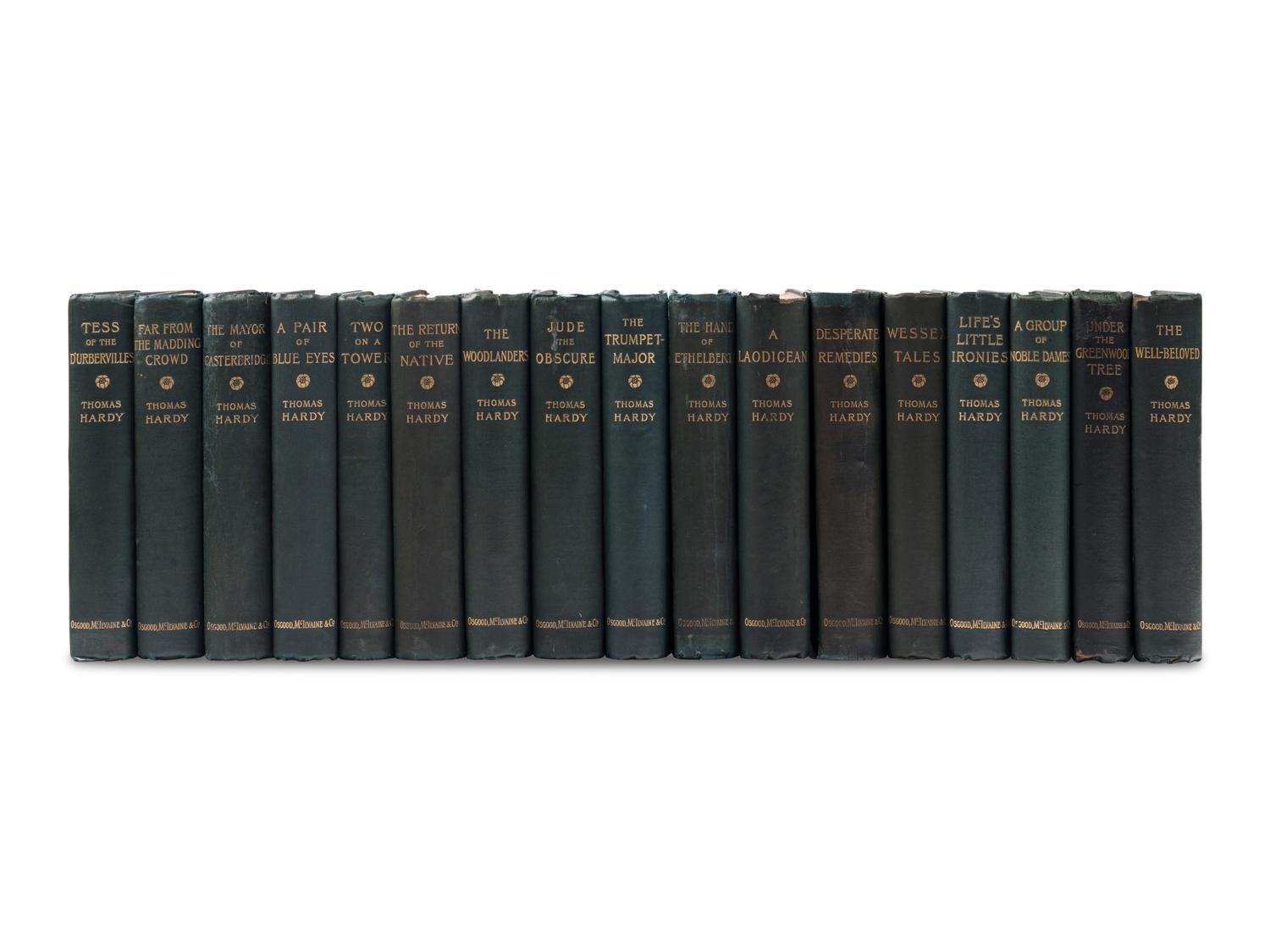HARDY, Thomas (1840-1928). The Wessex Novels . London: Osgood, McIlvaine and Co., 1895-97.