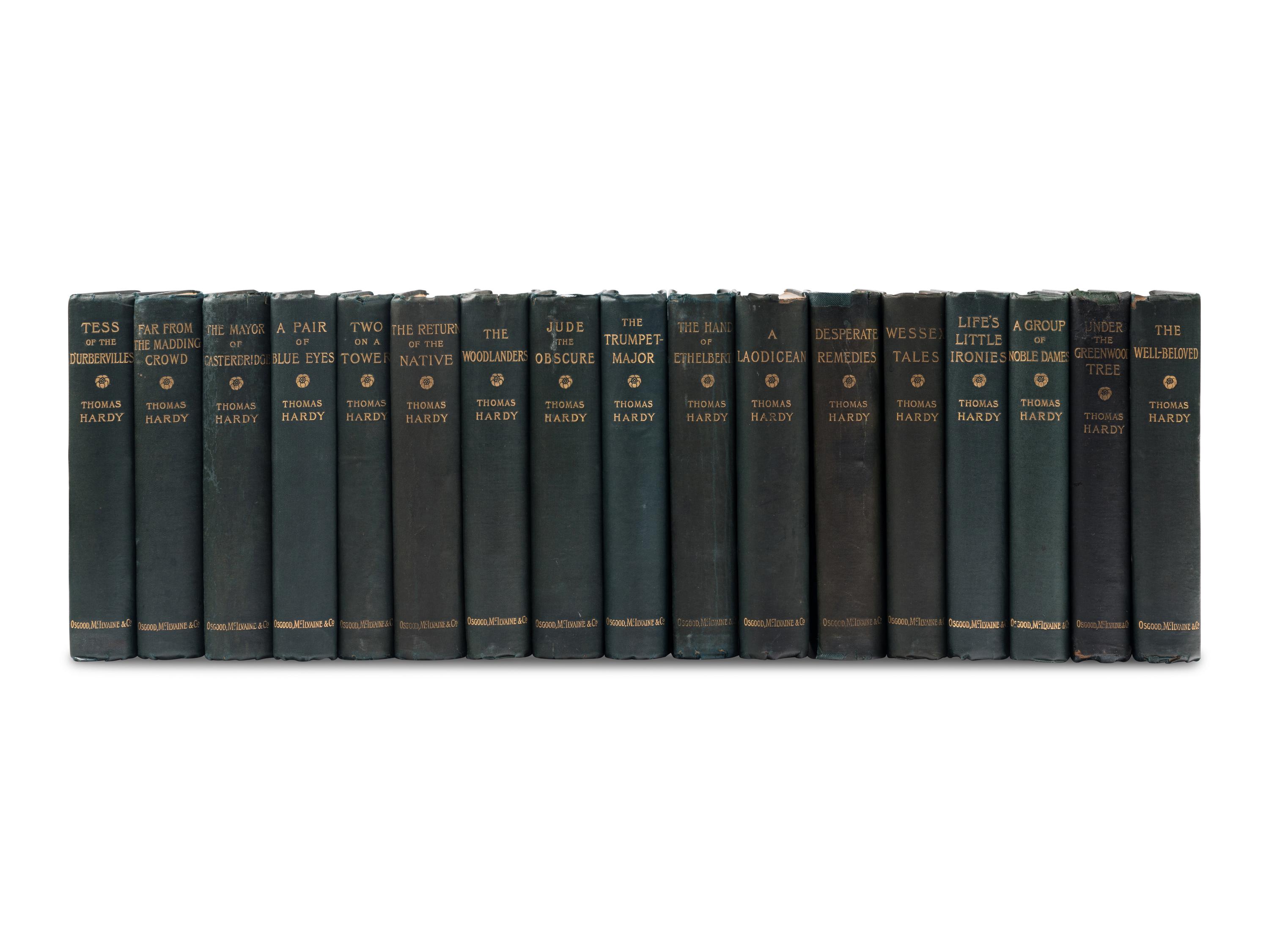 HARDY, Thomas (1840-1928). The Wessex Novels . London: Osgood, McIlvaine and Co., 1895-97.