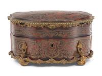 A Napoleon III Gilt Bronze Mounted Boulle Marquetry Dresser Casket