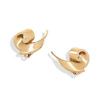 TRABERT & HOEFFER-MAUBOUSSIN, YELLOW GOLD EARRINGS