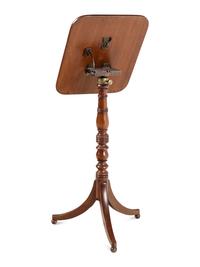 A Regency Mahogany Music Stand