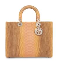 Christian Dior Multicolored Python Medium Lady Dior Bag, 2011