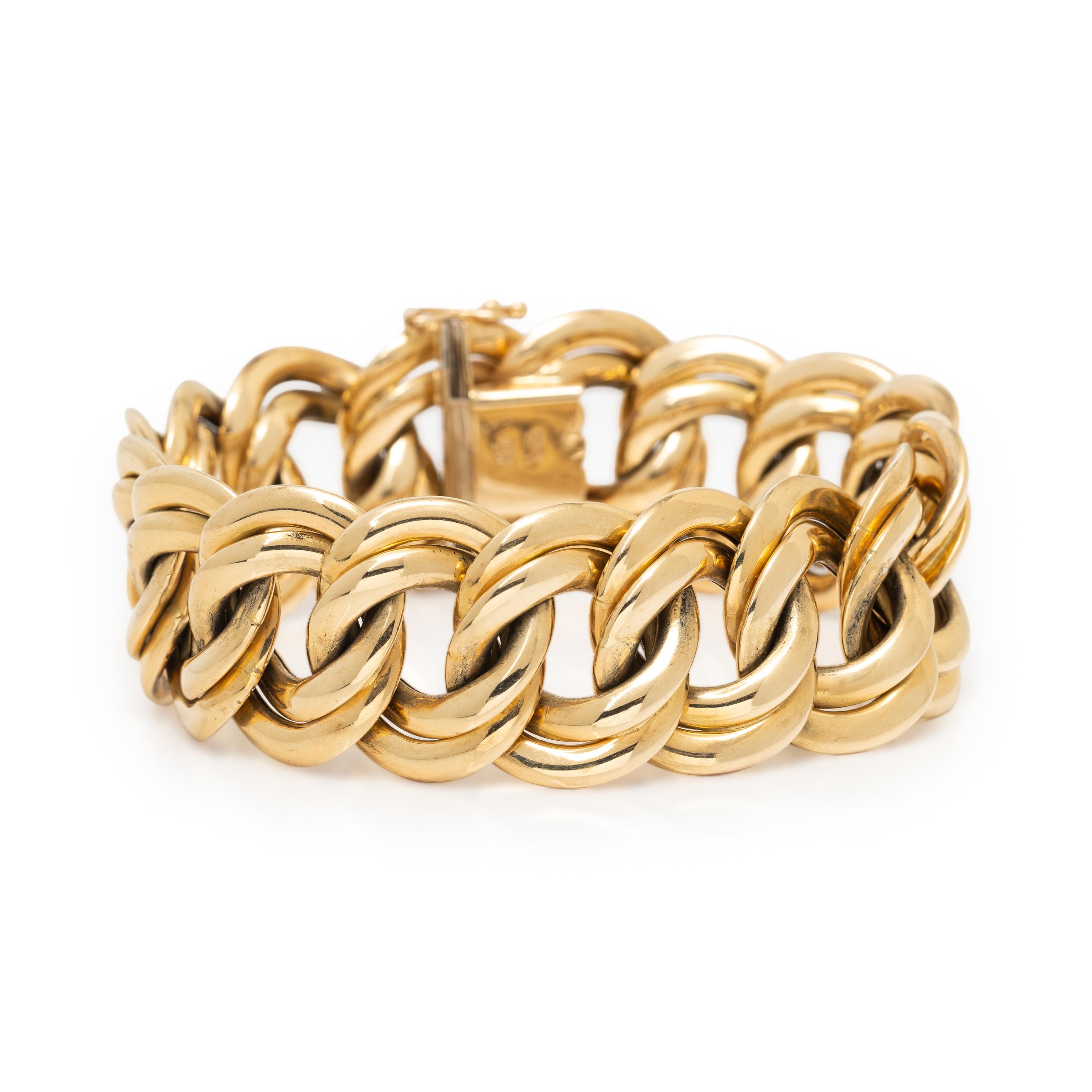 Yellow Gold Link Bracelet
