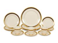 A Lenox Porcelain Tudo r Dinner Service