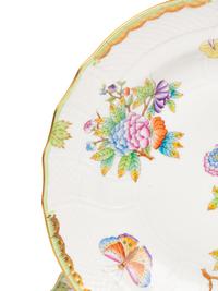 A Set of Twelve Herend Queen Victoria Porcelain Dinner Plates
