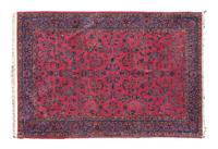 A Kashan Manchester Wool Rug